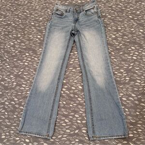 JUSTICE Girls’ Faded Blue Jeans, size 10S